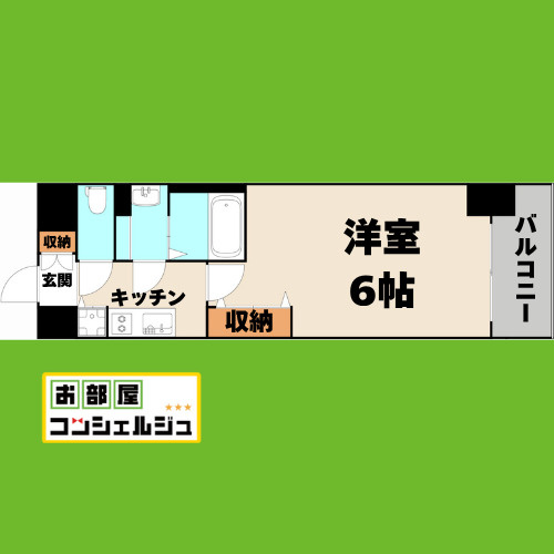 プレサンス新栄町ギャラントの間取り