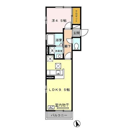 サンモールＴＭの間取り