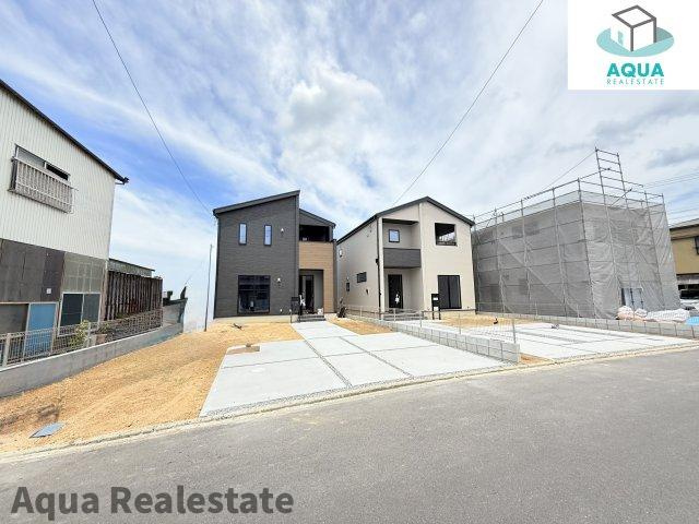 高松市仏生山町甲の新築一戸建の前面道路含む現地写真|前面道路含む現地写真です