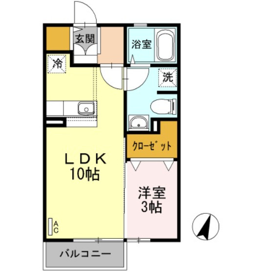 ユアーコート桜の間取り
