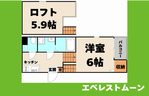 ハーモニーテラスケーの間取り