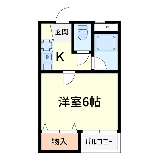 【間取り】 | サンシティー柳川