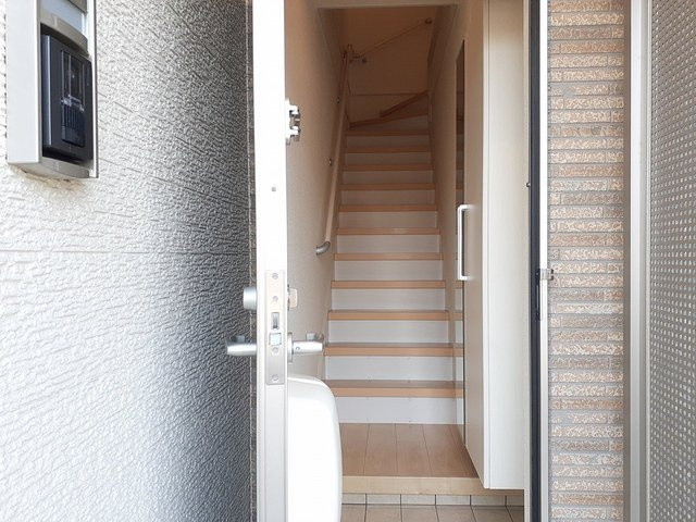 メゾン　ボヌールの玄関|毎日通る玄関はこちらです