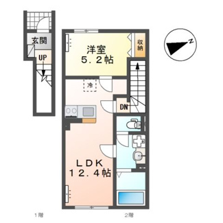 【間取り】 | （仮）横倉新築アパート