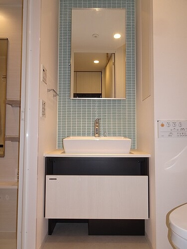 ライオンズ早稲田ミレスの洗面所|洗面所　※2022年3月撮影