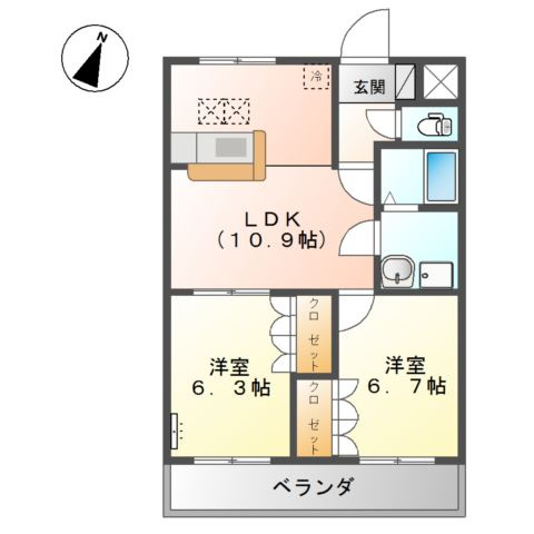 グリーン・パレスの間取り