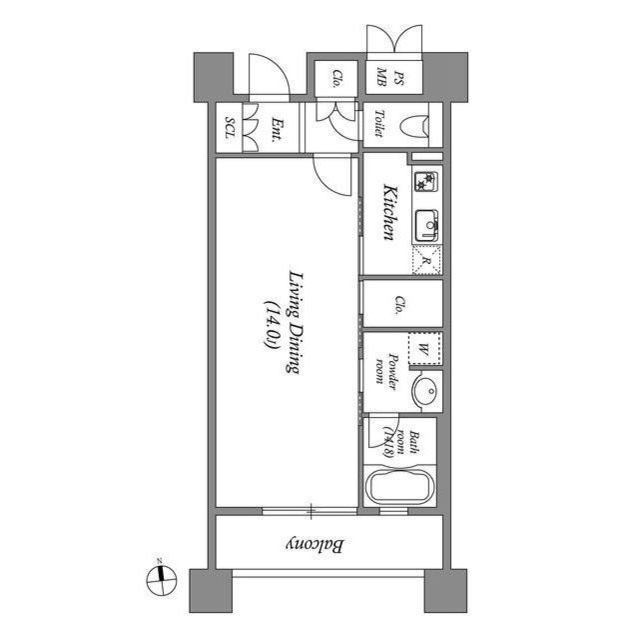 LaSante東桜の間取り