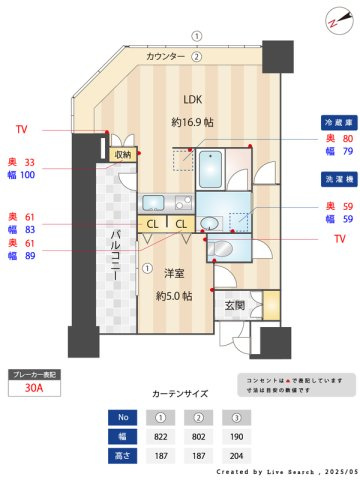 KDXレジデンス大濠ハーバービュータワーの間取り