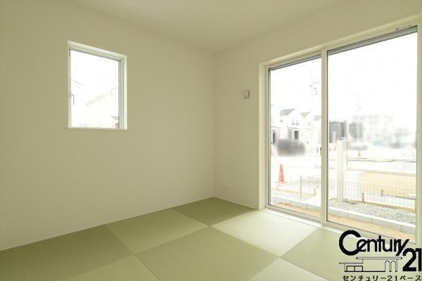 リナージュ常盤町 ２号棟 ／新築一戸建の内観：施工例|■ほっこり落ち着ける和室！客間としてもご利用いただけます！■