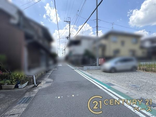 生駒郡斑鳩町龍田３丁目の売地の前面道路含む現地写真|■現地撮影写真■