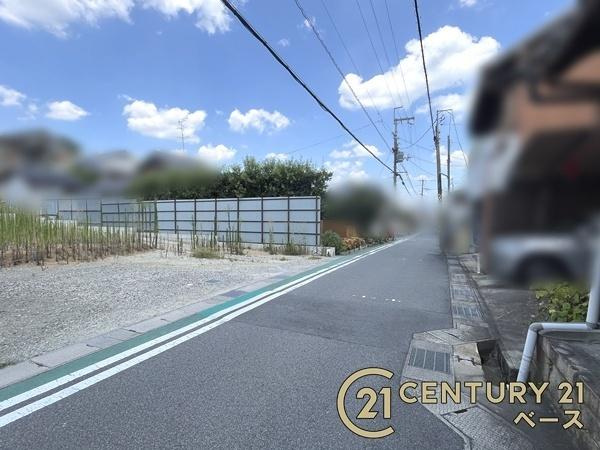 生駒郡斑鳩町龍田３丁目の売地の前面道路含む現地写真|■現地撮影写真■