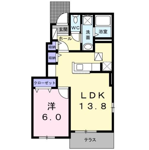 【間取り】 | フランメゾン　Ｃ