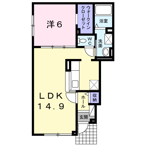 ダズ　ハオス　Ｓ．Ｋの間取り