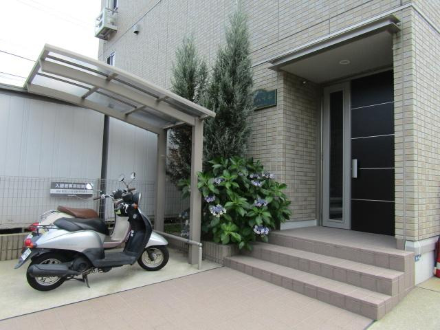 土屋ハイムのエントランス
