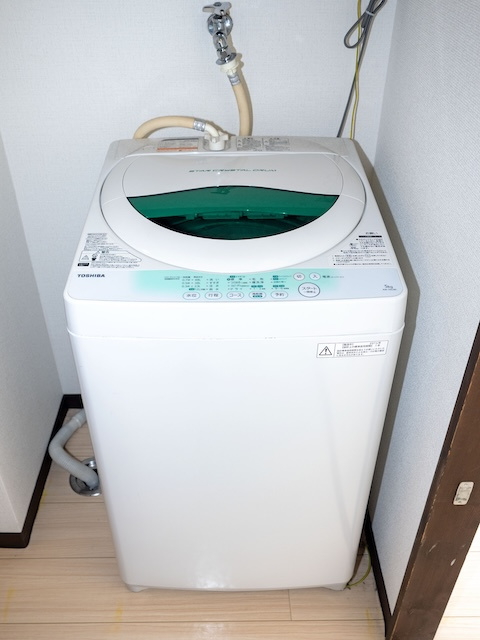 ラポールの内装|洗濯機