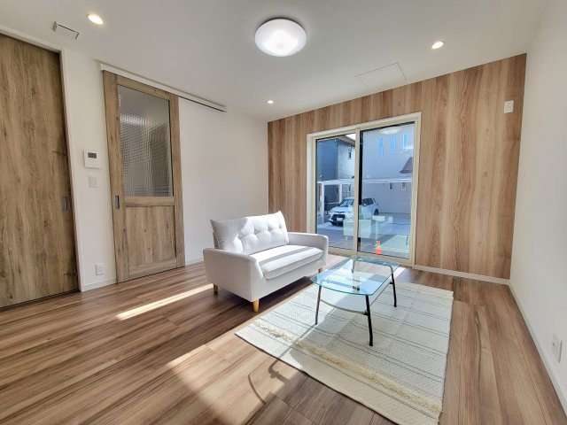 山崎北NTⅢ・新築戸建の居間・リビング