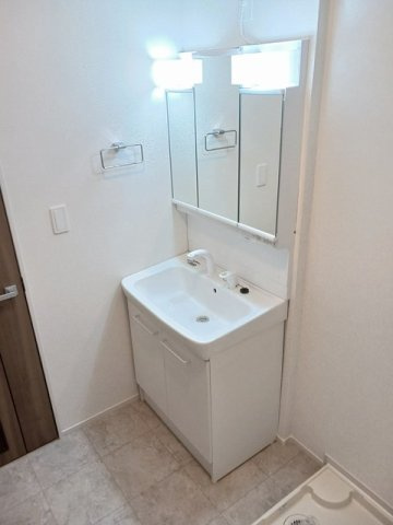 ベルコートＥの洗面所|使いやすい洗面所です