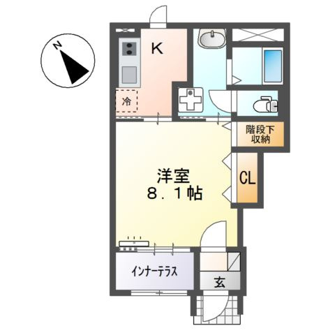 仮）スターテラスⅡ伴東の間取り