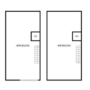 御陵鴫谷倉庫の間取り