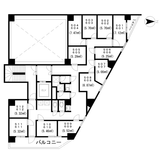 日興池袋ビル（旧トウセン池袋ビル）の間取り