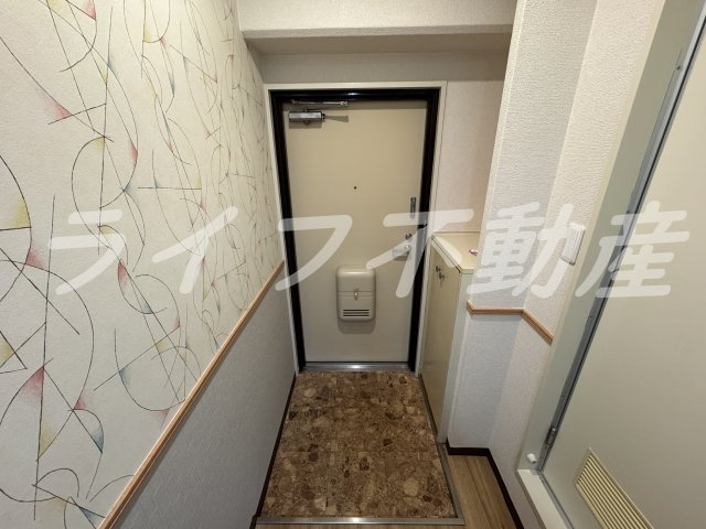 布施オーク5の玄関|シンプルで使いやすい玄関です