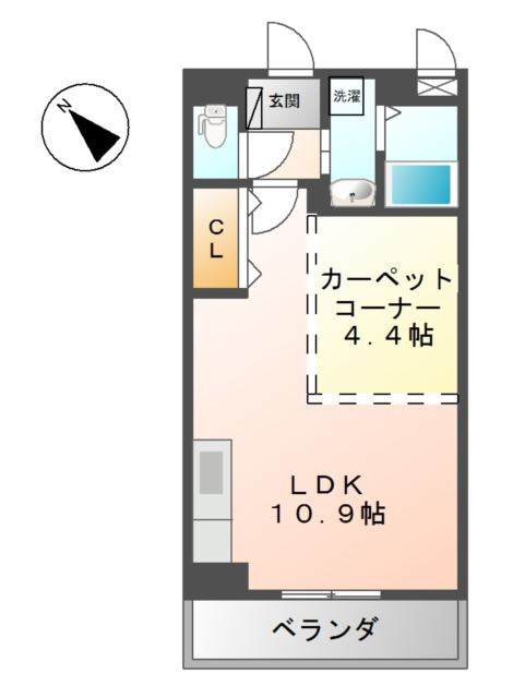 ソリッソ・パイン南ヶ丘の間取り