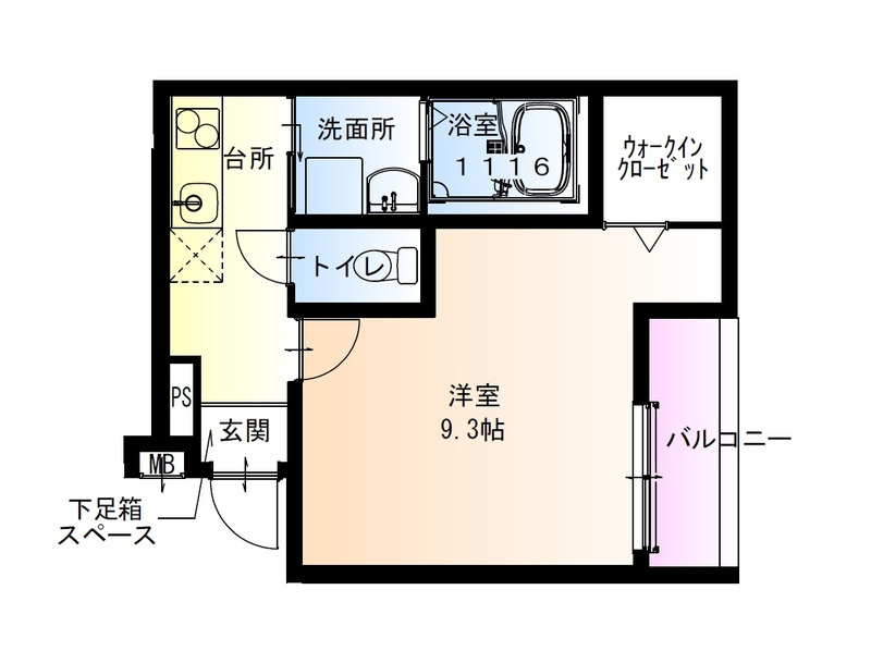 フジパレス水明公園西の間取り