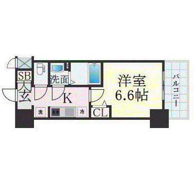 プレサンス兵庫駅前の間取り