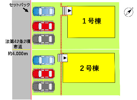 よかタウン／東区保田窪4丁目4期／1号棟の区画図