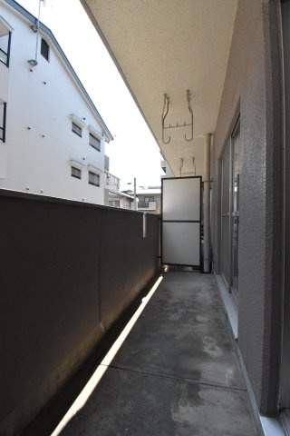 カワデンハイツⅢのバルコニー