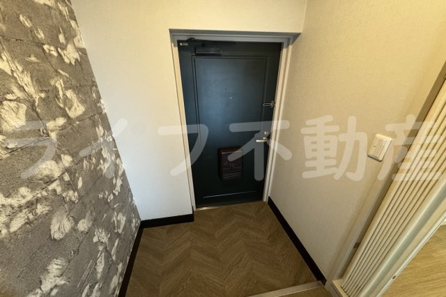 グリーンハイツ長堂の玄関|明るい玄関です