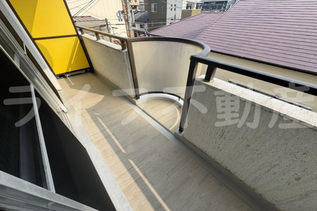 グリーンハイツ長堂のバルコニー|外からの目が気にならないバルコニーで洗濯物が干せます