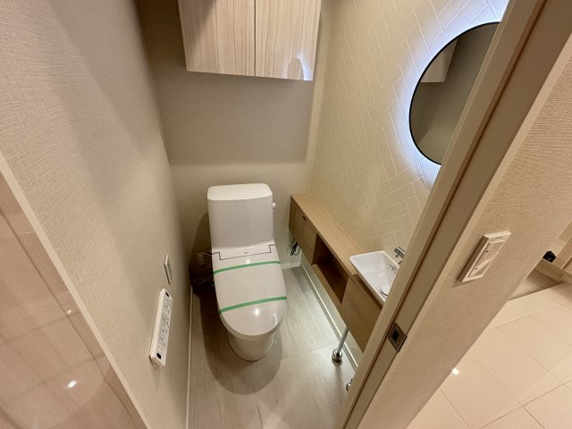 収納付きトイレ