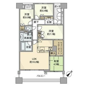 シャリエ大府グランマークス　　刈谷市近郊の賃貸はクラスホーム刈谷店の間取り