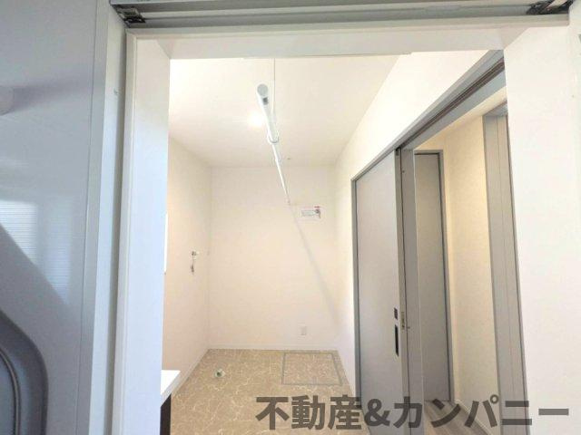 高岡町の新築のおうち　高岡町新築戸建のランドリースペース|ランドリースペースです。