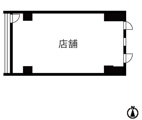 大阪市中央区宗右衛門町の店舗一部
