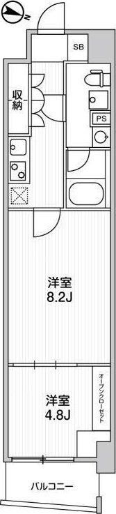 Weave Base Itabashi Honchoの間取り