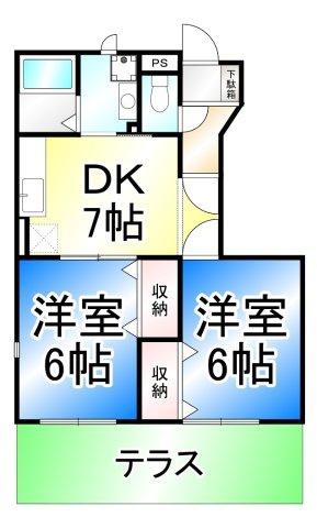 フォレスタ　Bの間取り