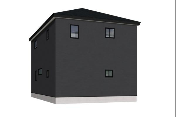 南区近見７丁目１期　１号棟のその他|外観背面