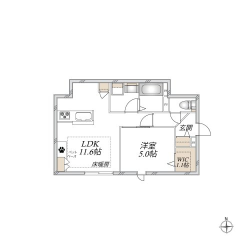 仮称　上北沢４丁目メゾンの間取り