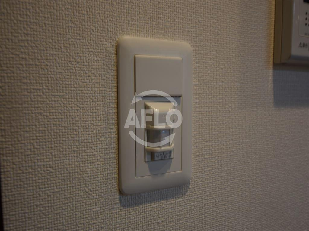 グランデカワノ上町台の設備|グランデカワノ上町台　人感照明センサー