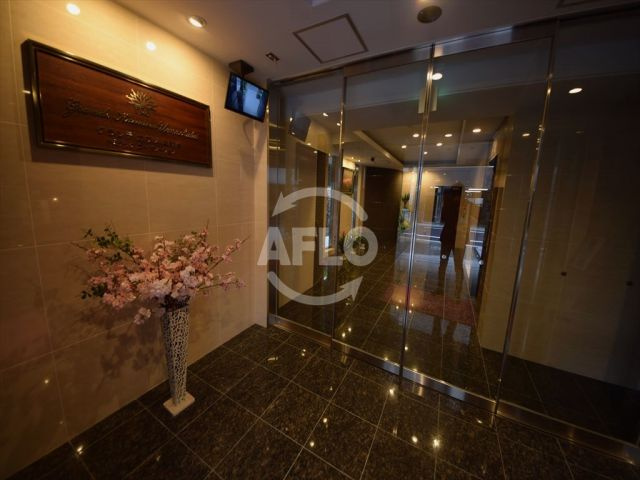 グランデカワノ上町台のロビー|グランデカワノ上町台　ロビー