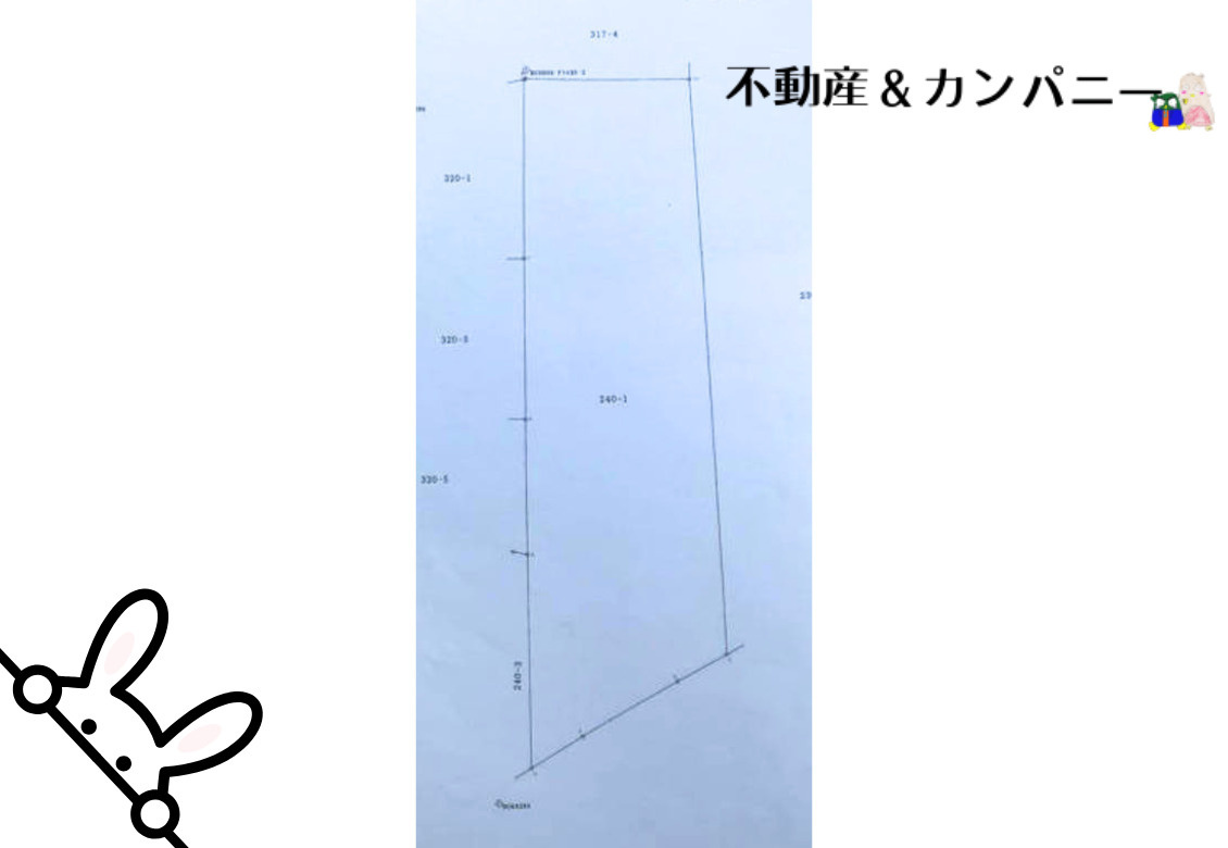 東垣生のおトチ　松山市東垣生町売土地の土地図