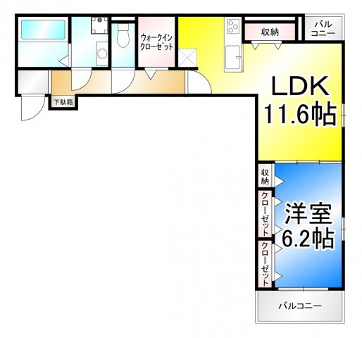レガーロの間取り