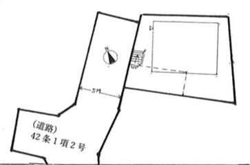 八王子市　暁町　中古戸建ての区画図|～八王子駅徒歩20分　陽当たり・風通し良好　内装リフォーム済戸建て～