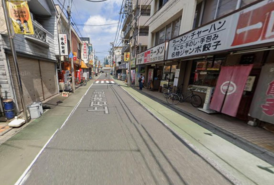 練馬区上石神井１丁目の店舗一部の周辺