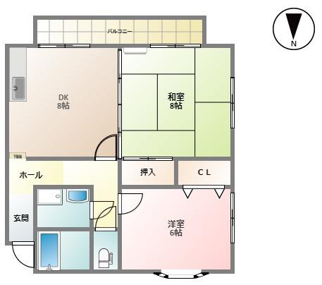 【間取り】 | オークシティA