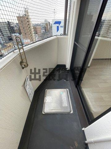 仲介手数料0円！！ランドビル本陣のバルコニー