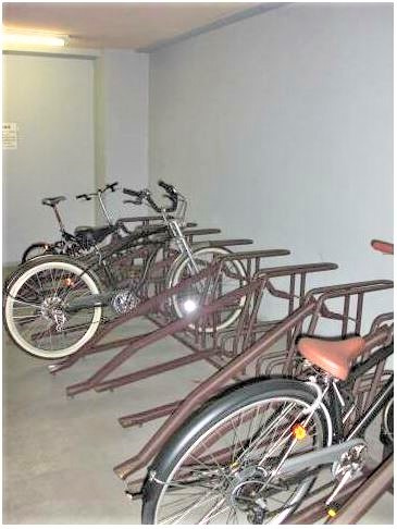 アプレシティ桜上水のその他共用部分|自転車置場です