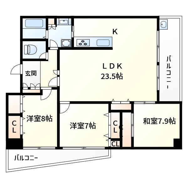 帝塚山　松寿庵　住吉小学校の間取り|帝塚山松寿庵　間取り